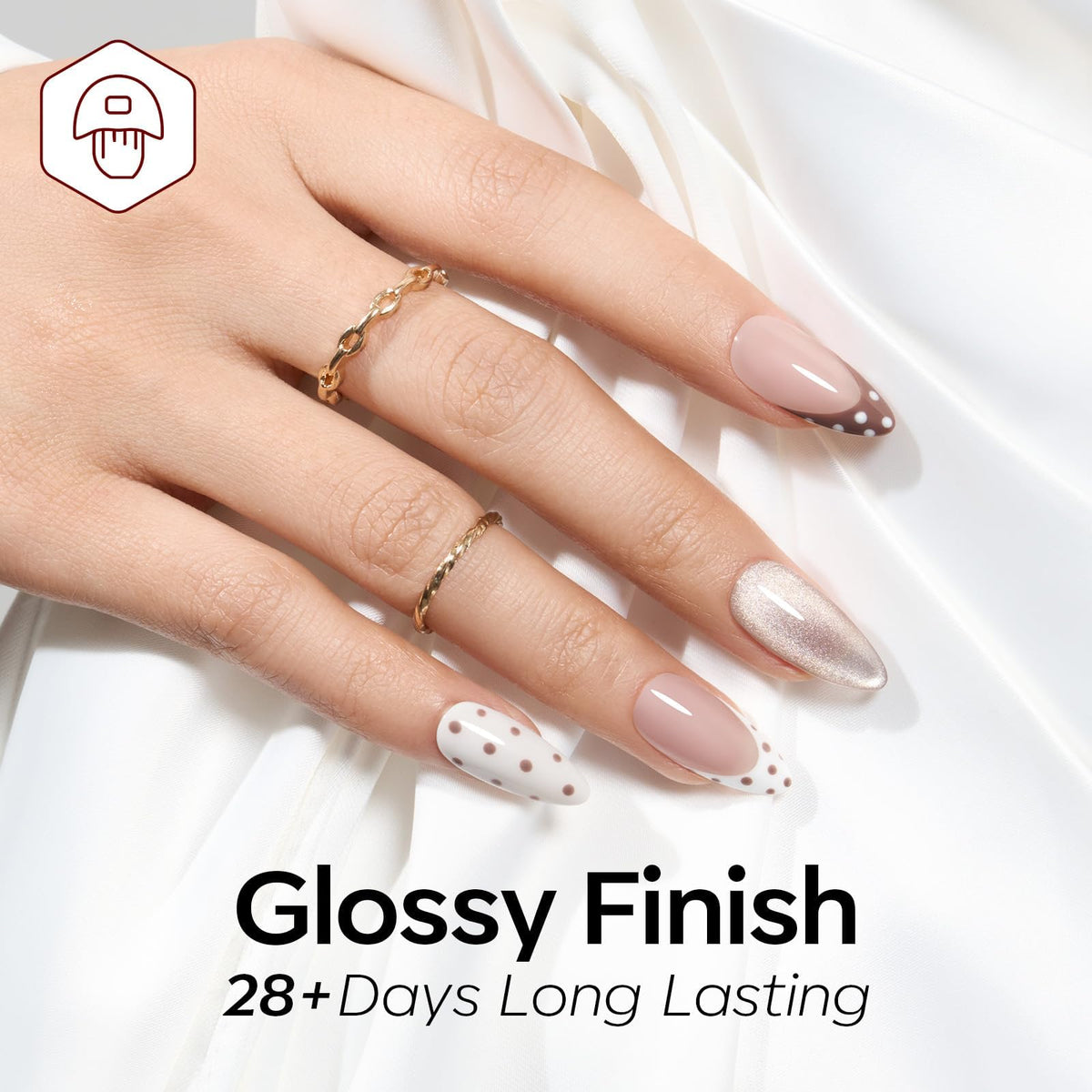 modelones nude cat eye gel polish bottle close-up