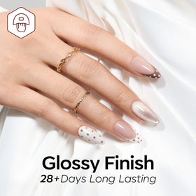 modelones nude cat eye gel polish bottle close-up
