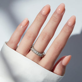 modelones Nude Short Press on Nails Kit front view with 32 pcs