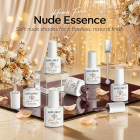 modelones nude white gel polish bottle close-up