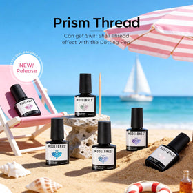modelones Pearl Gel Nail Polish in white shade displayed
