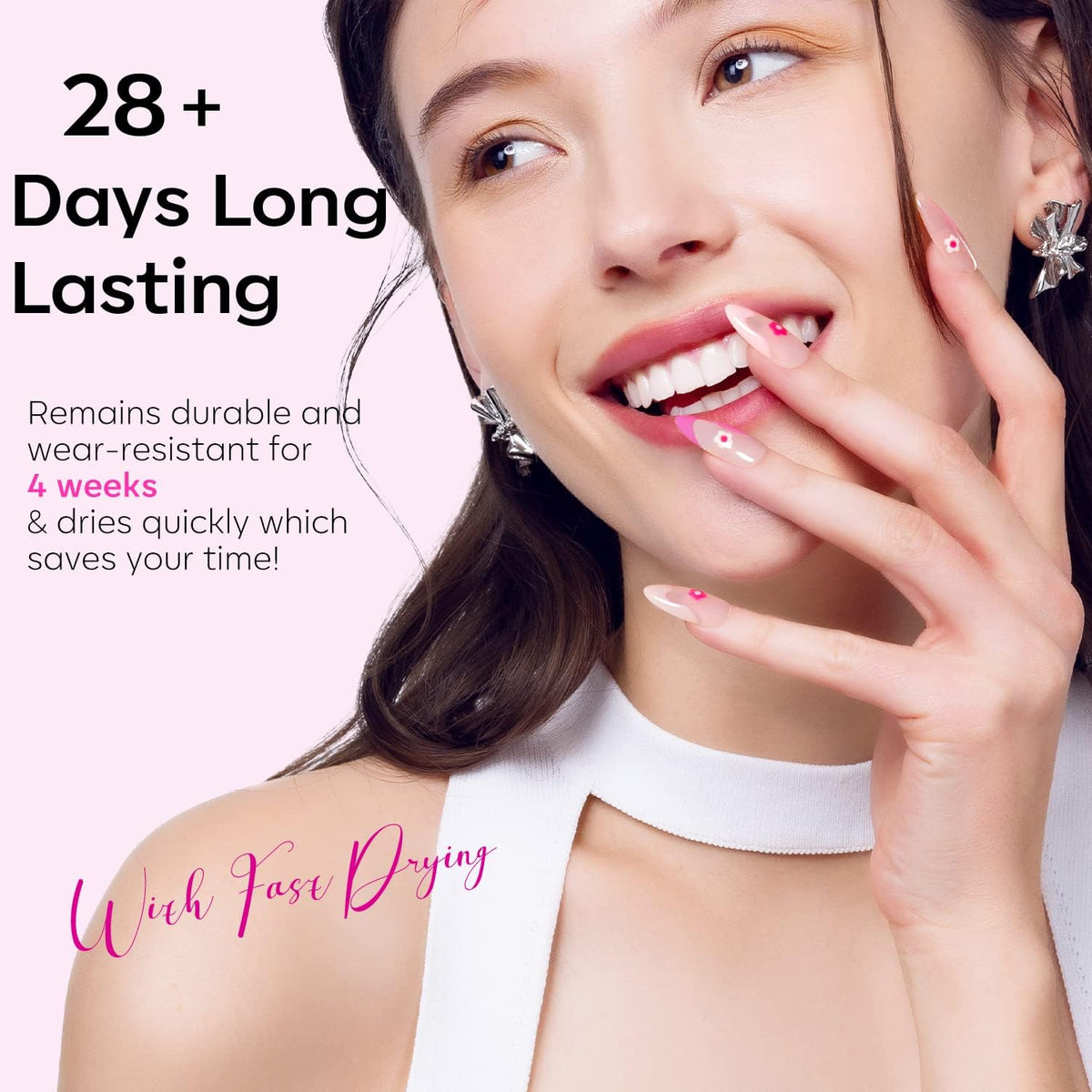 modelones Pink Gel Nail Polish Set packaging