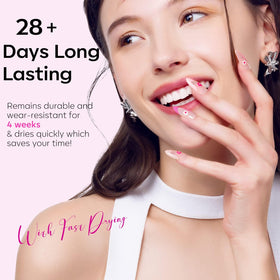 modelones Pink Gel Nail Polish Set packaging