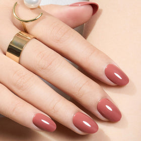 modelones Pink Short Press on Nails Kit with 32 reusable nails