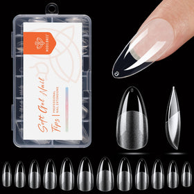 Modelones Pointed Almond Nail Tips 216pcs front view