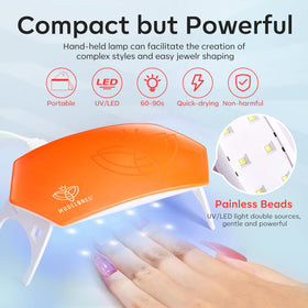 modelones Poly Nail Gel application tools like brush and spatula