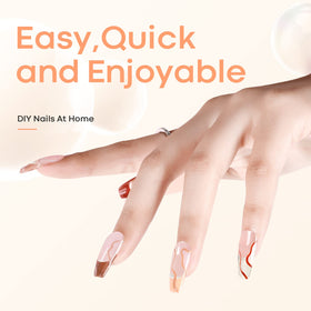 modelones Poly Nail Gel Builder 50ML application on nails