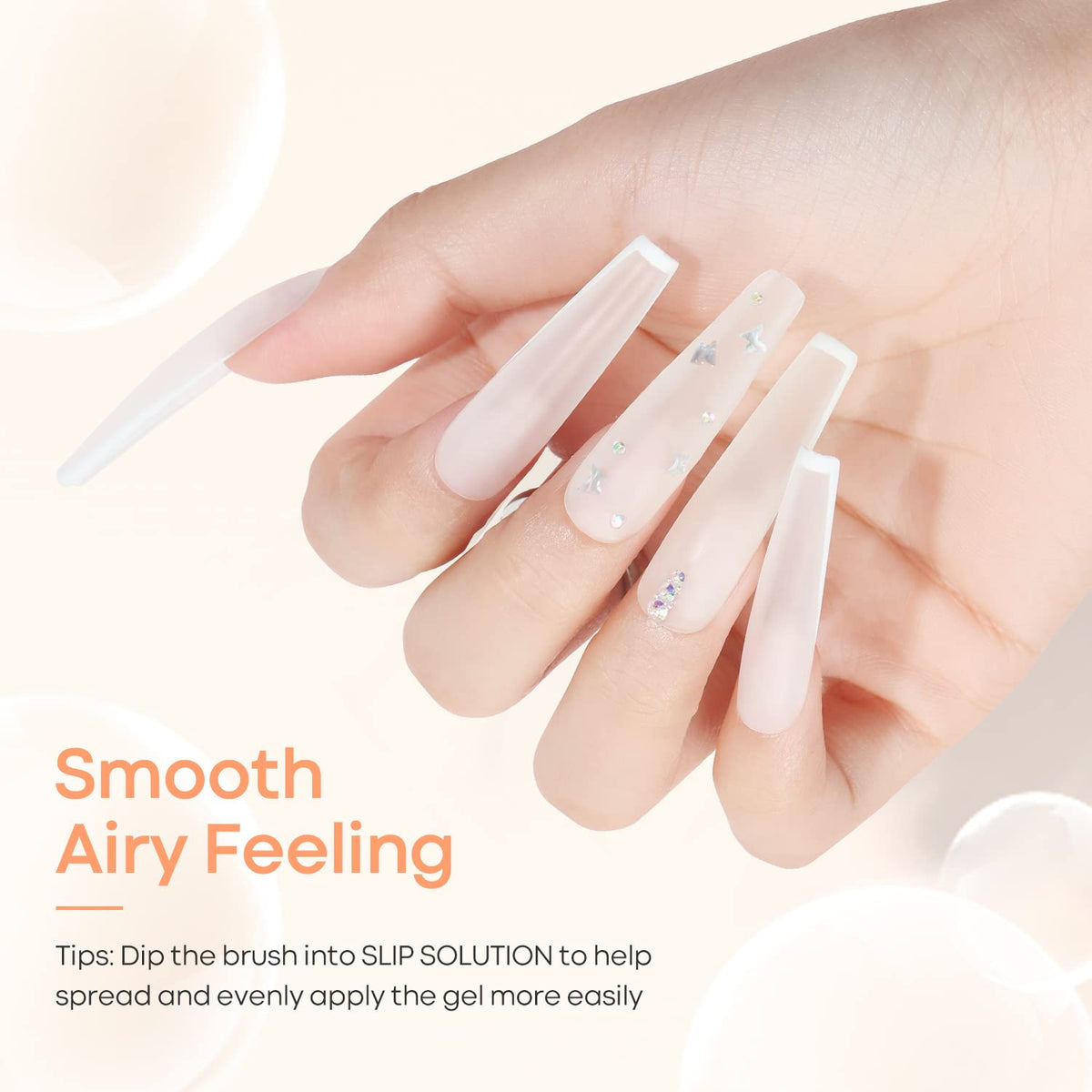 modelones Poly Nail Gel Builder 50ML with nail art tools