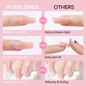 modelones Poly Nail Gel in a nail art setup