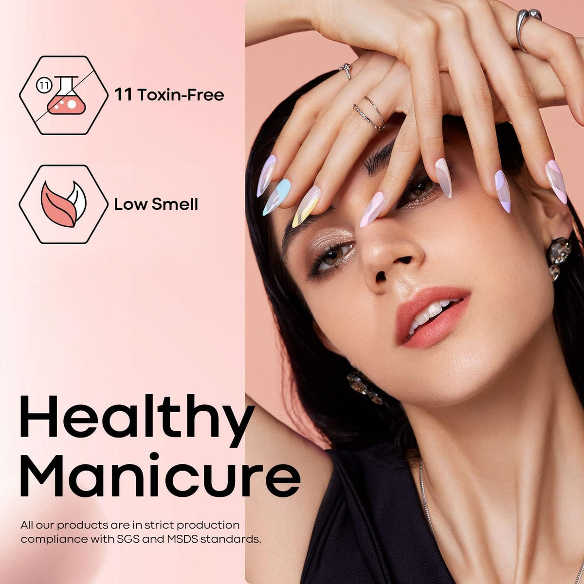 modelones Poly Nail Gel with nail art tools