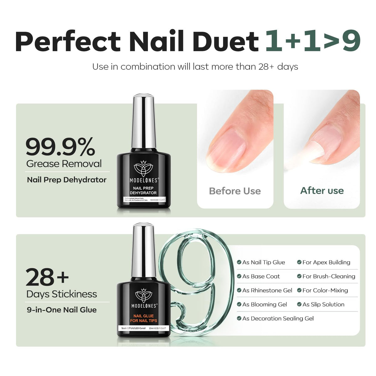 modelones portable UV/LED Nail Lamp in use