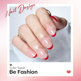 Modelones press on nails displayed in packaging