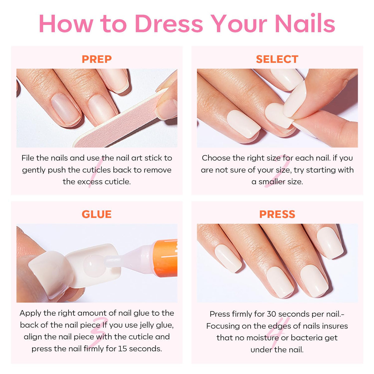 modelones press on nails kit packaging front view
