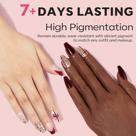 modelones Quick Dry Nail Polish Set application on nails