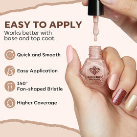 modelones Quick Dry Nail Polish Set next to nail care accessories