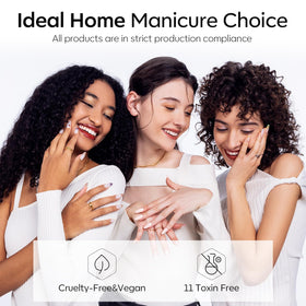 modelones Rainbow Cat Eye Gel Top Coat lifestyle scene with nails