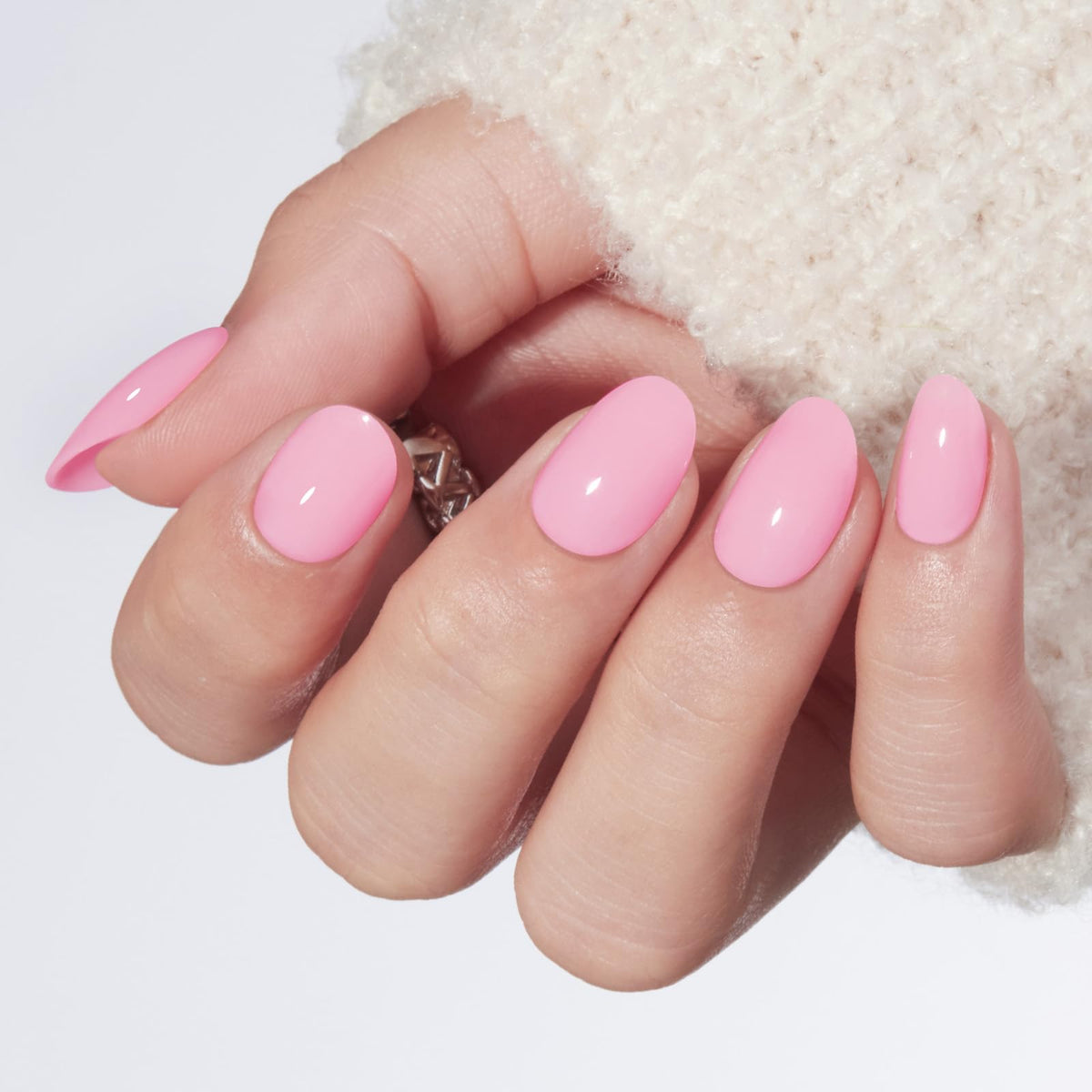modelones Sakura Pink Short Press on Nails Kit front view