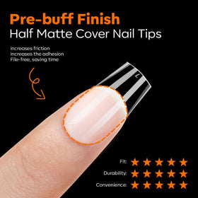 Modelones Short Coffin Nail Tips packaging