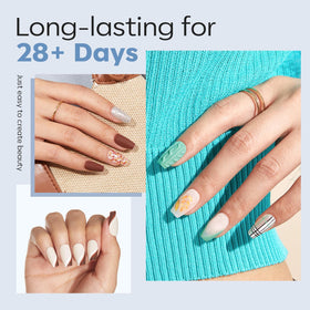 Modelones Short Coffin Nail Tips variety of sizes