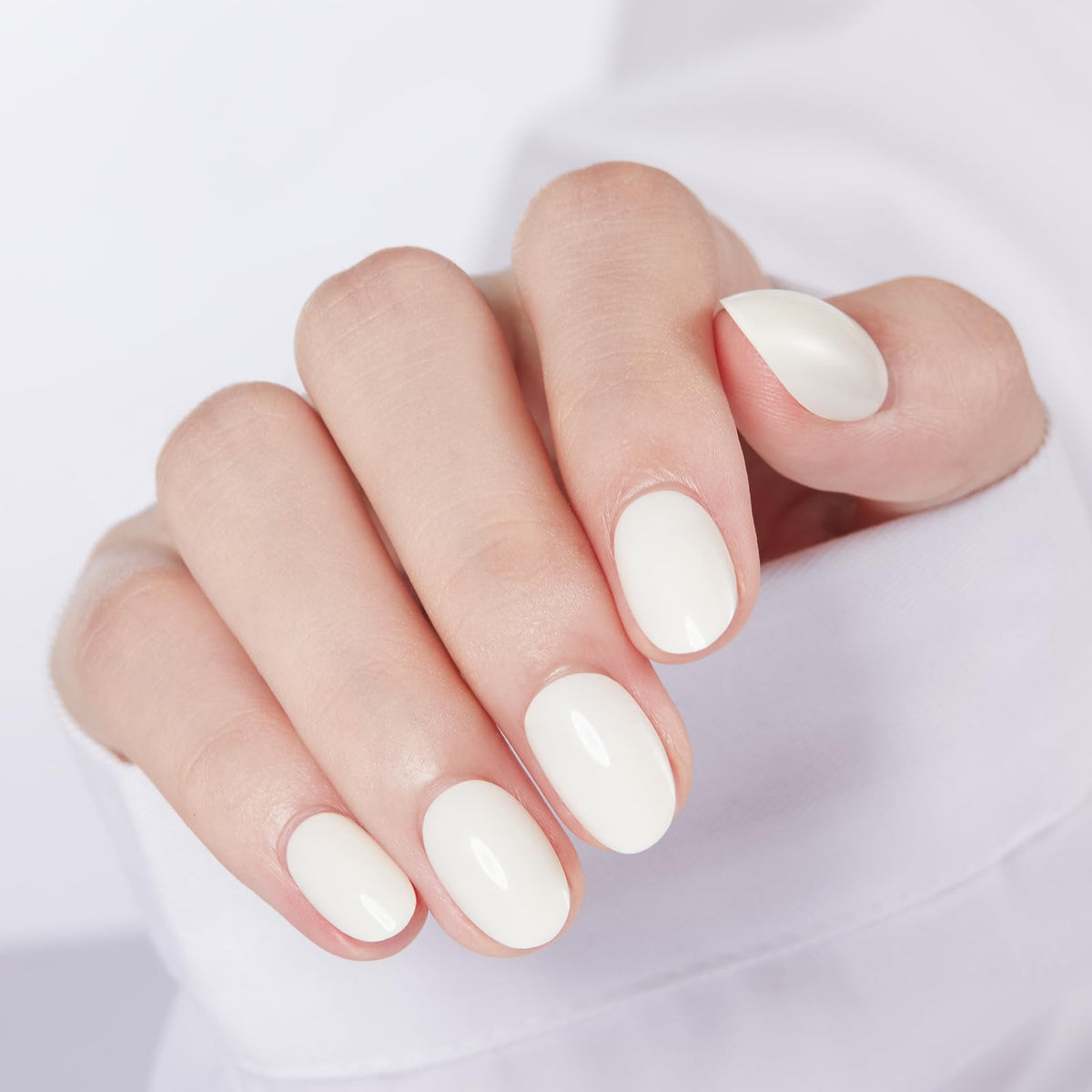modelones Short Press on Nails Kit with mini nail file and cuticle stick