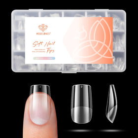 modelones Short Square Nail Tips 360pcs front view