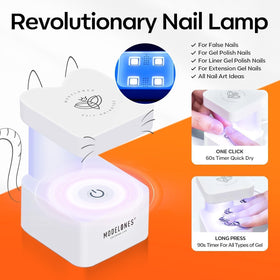 modelones UV LED Nail Lamp with timer settings
