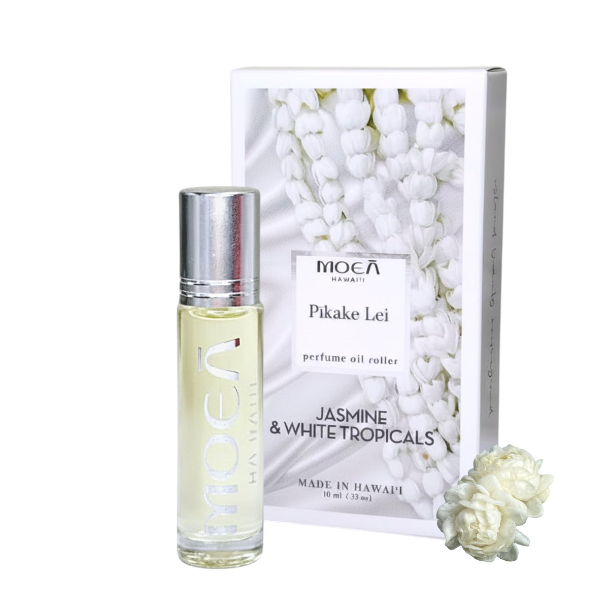 MOEA HAWAII Pikake Lei Perfume Oil Roller front view