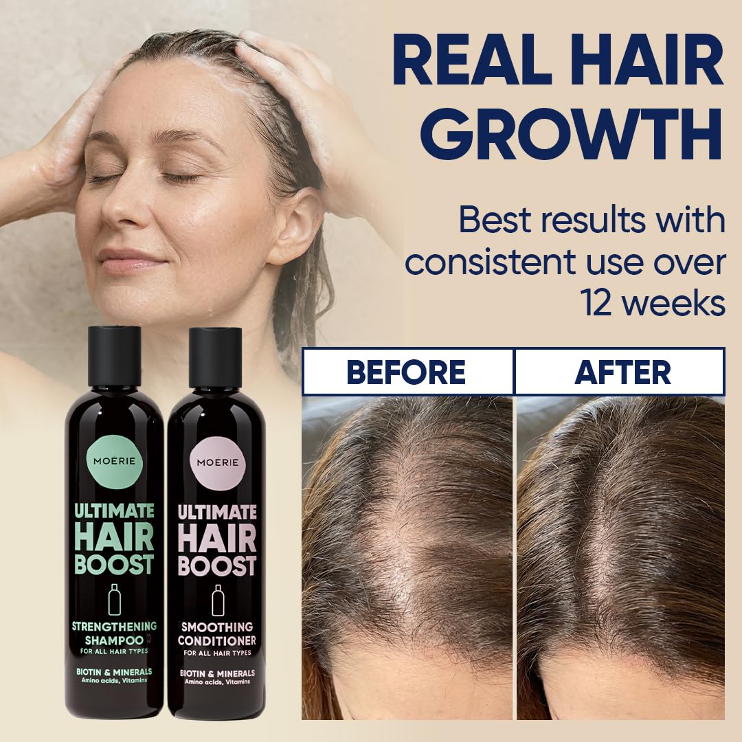 Moerie conditioner bottle with natural ingredients