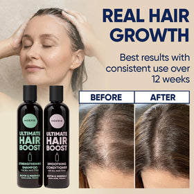 Moerie conditioner bottle with natural ingredients