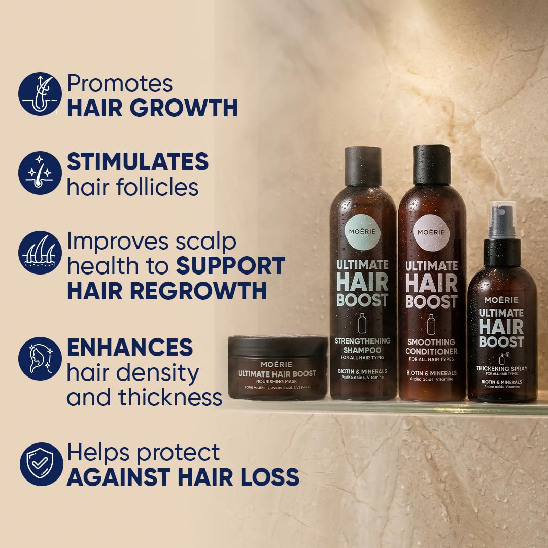 Moerie Hair Growth Conditioner bottle side view