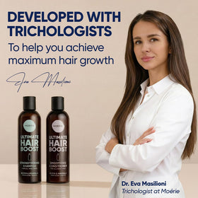 Moerie Hair Growth Conditioner texture demonstration
