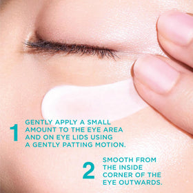 Moisture Repair Eye Cream 60g application on skin