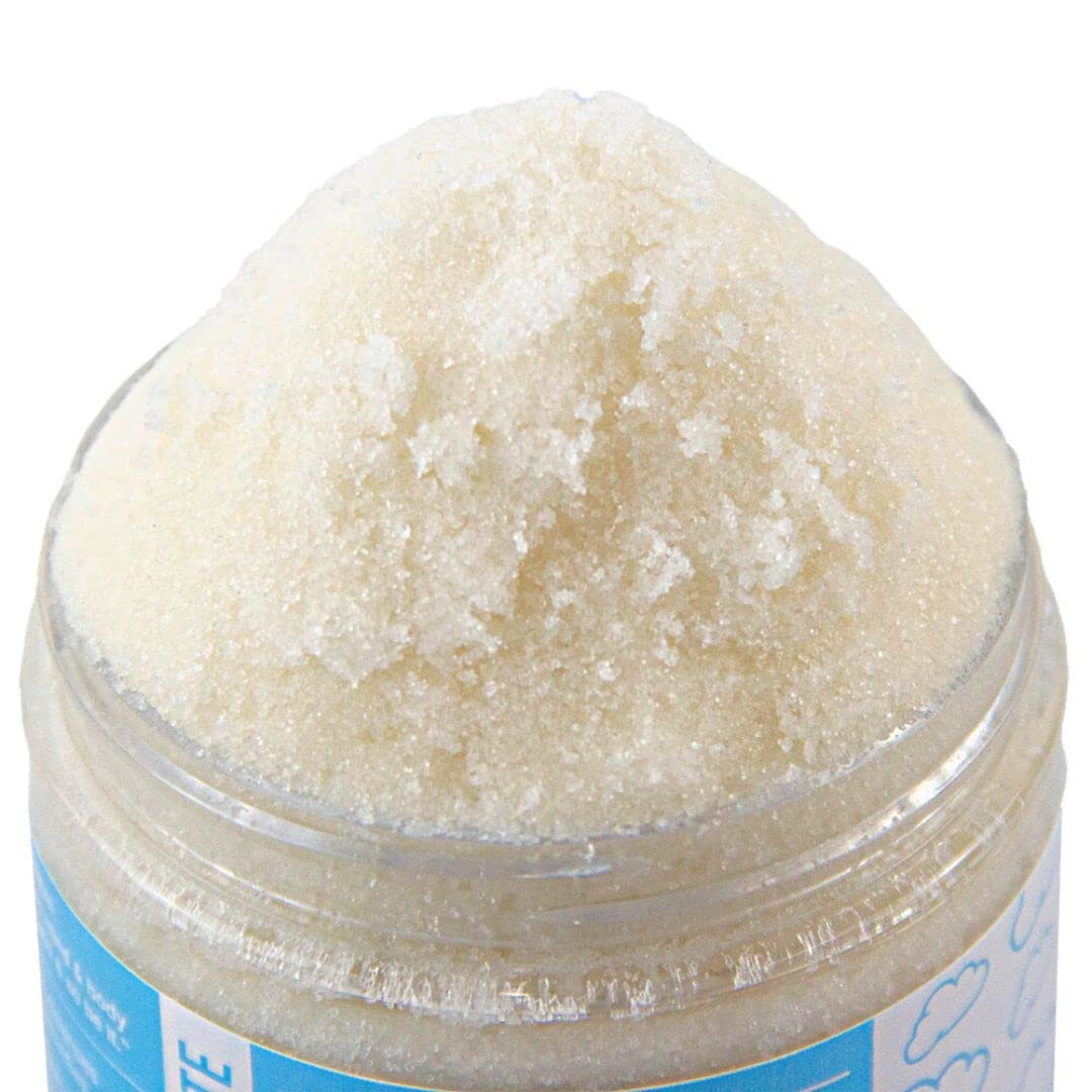 Mojo Spa Fragrance Free Face and Body Scrub ingredients close-up