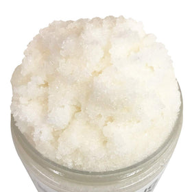 Mojo Spa scrub texture close-up showing exfoliating granules