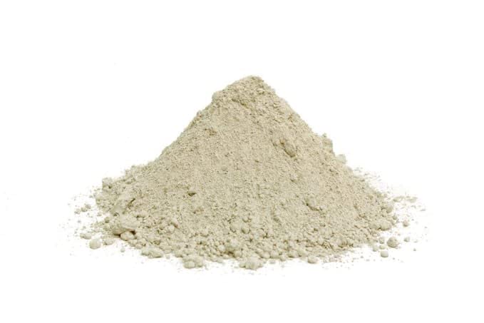 Molivera Organics Bentonite Clay 1 lb with natural ingredients around