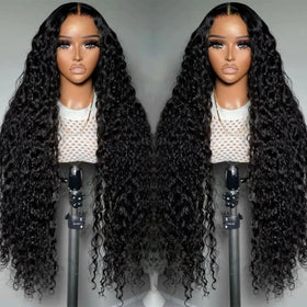Momaksa 30 Inch Lace Front Wig close-up of HD lace