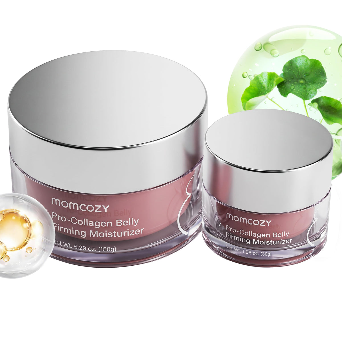 Momcozy Belly Oil Cream Set packaging front view