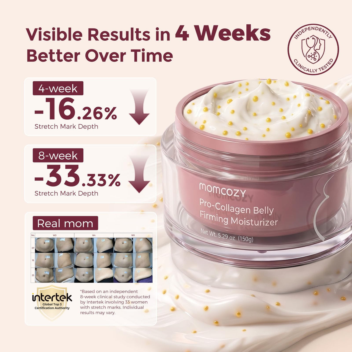 Momcozy Pro-Collagen Stretch Mark Cream ingredients list