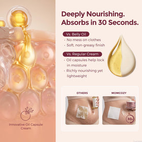 Momcozy Pro-Collagen Stretch Mark Cream packaging side view