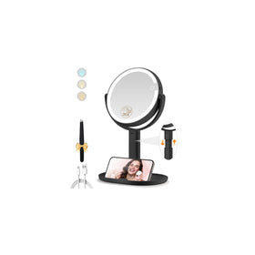 MOMOKUBA Makeup Mirror front view with lights