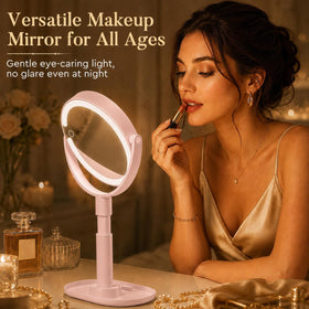 MOMOKUBA makeup mirror with built-in phone holder