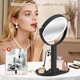 MOMOKUBA Makeup Mirror with detachable design for travel