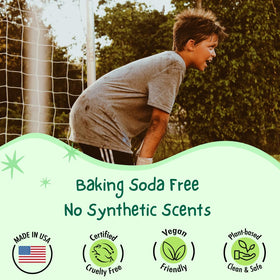 MONA All Natural Deodorant for Kids Honeydew side view