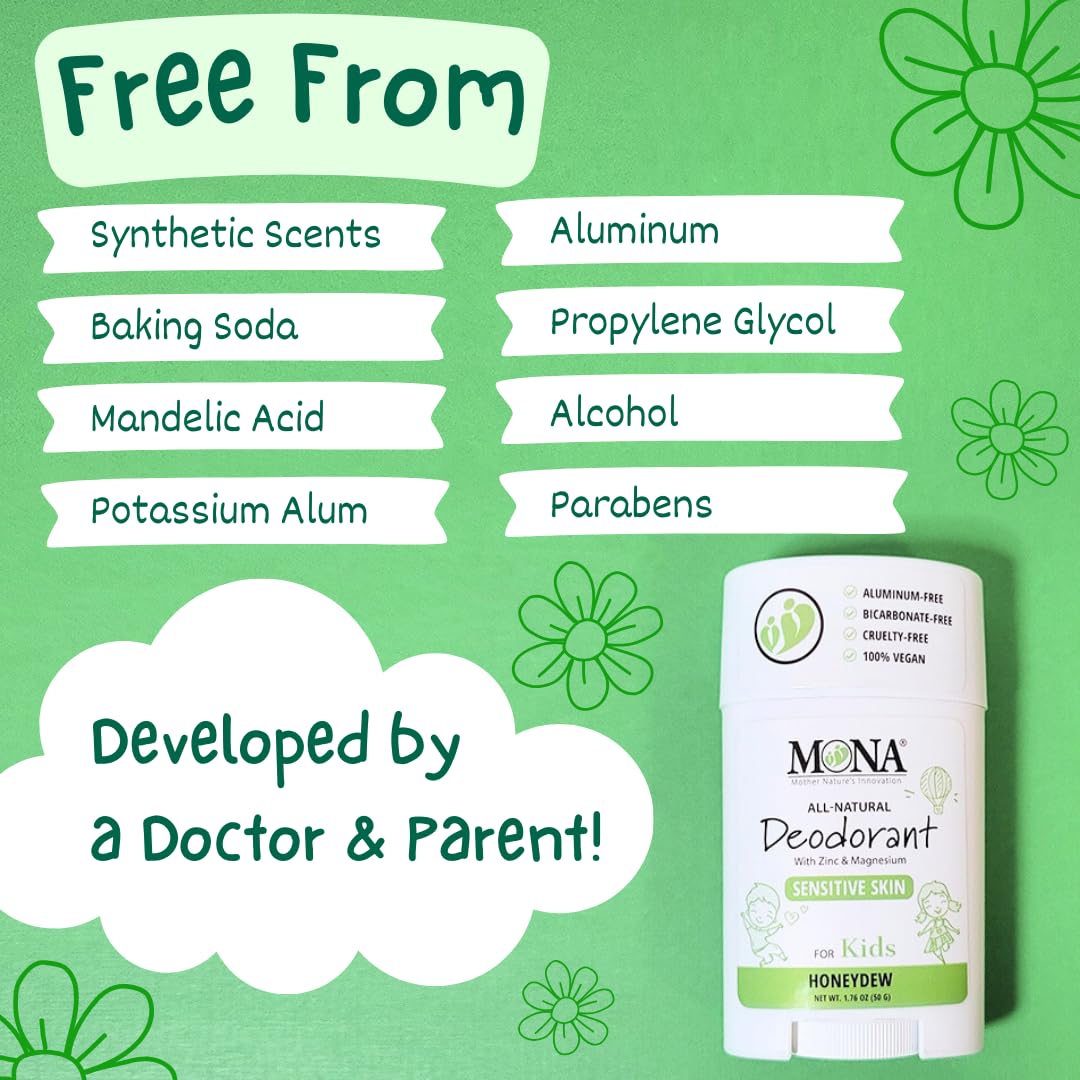 MONA Honeydew Deodorant stick in various scents
