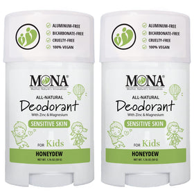 MONA Honeydew Natural Deodorant for Kids 2-Pack front view