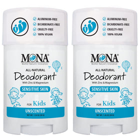 MONA Natural Deodorant Stick for Kids & Teens front view