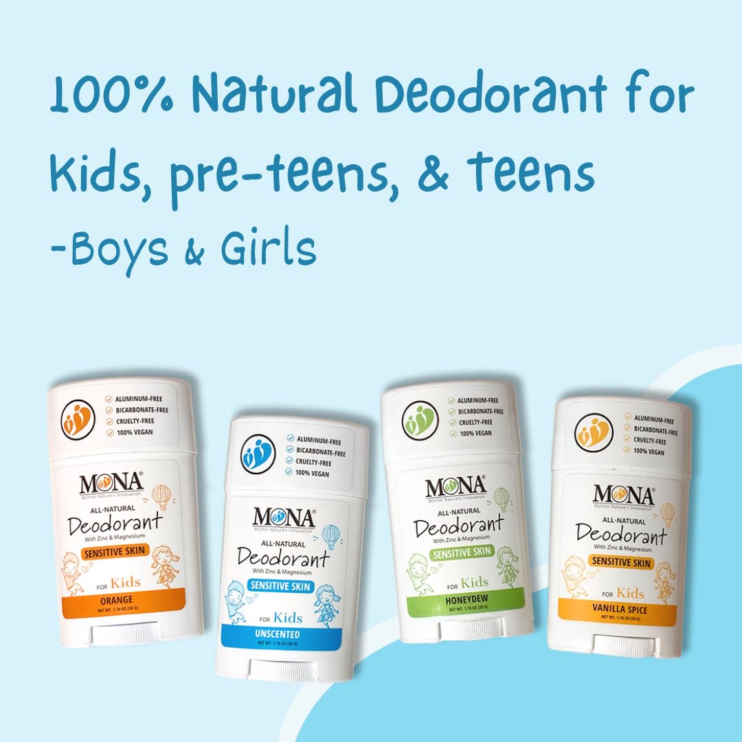 MONA Natural Deodorant Stick in hand for application