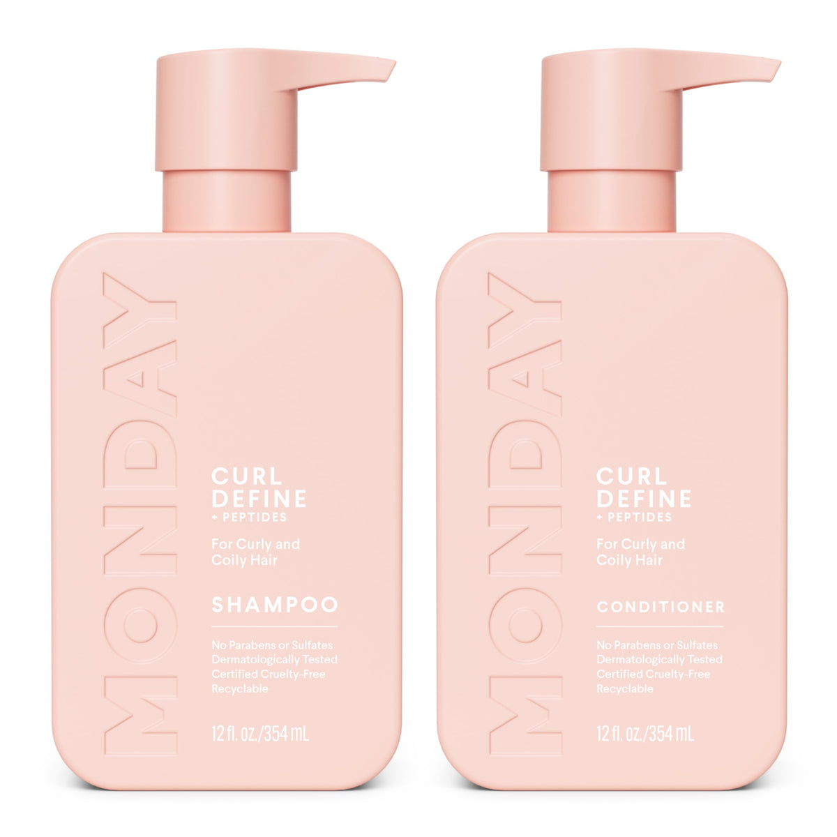 MONDAY HAIRCARE Curl Define Shampoo front view 12 oz bottle