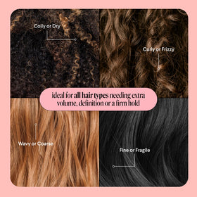 MONDAY HAIRCARE Sleek Hold Hairspray 329 mL with hair styled