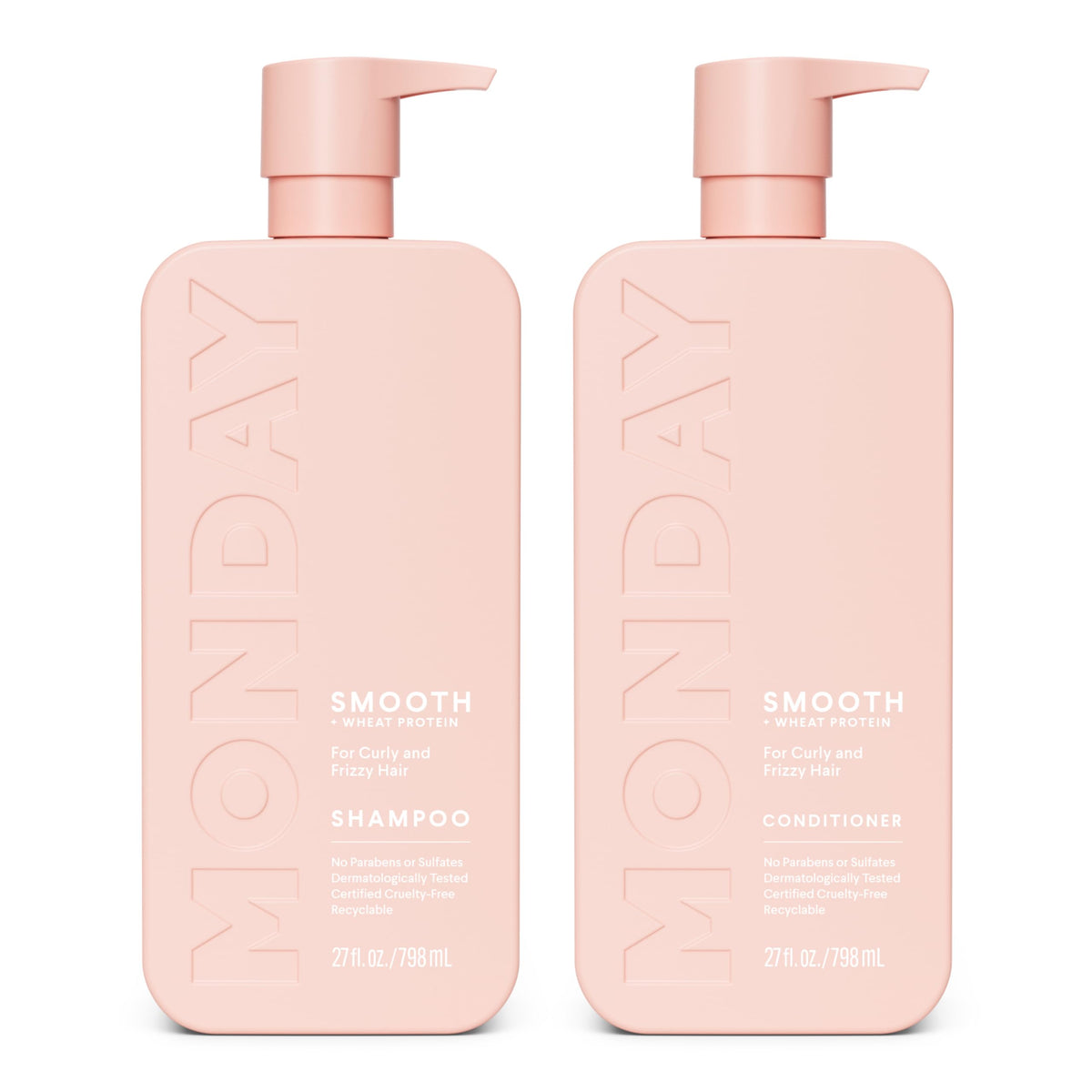 MONDAY HAIRCARE Smooth Shampoo 27 oz bottle front view